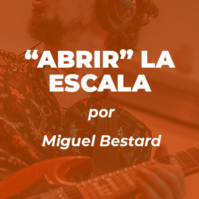 Abrir la escala en la guitarra