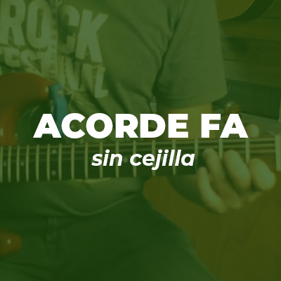 como hacer el fa en la guitarra