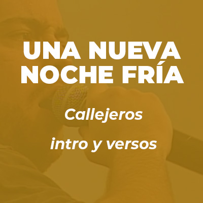 una nueva noche fria callejeros guitarra